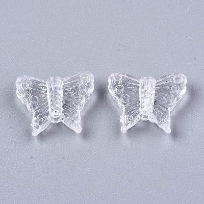 Transparente Acryl Perlen&nbsp;MACR-T036-10-1
