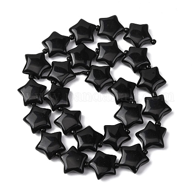 Natürlichen Obsidian Perlen Stränge&nbsp;G-K359-E13-1