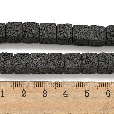 Natürliche Lavasteinperlenstränge&nbsp;G-C136-F02-01-1