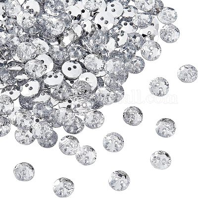 20 BOUTONS De TIGE Beige NACRE Aspect Perle Nacrée Acrylique Diamètre
