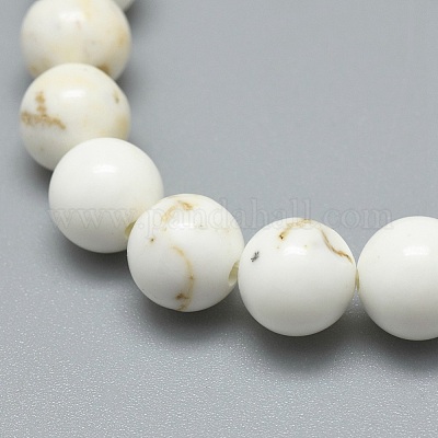 Bracciali elasticizzati con perline di magnesite naturale&nbsp;BJEW-K212-C-008-1
