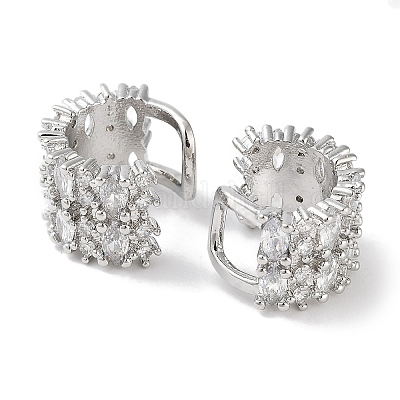 Boucles d'oreilles en laiton&nbsp;EJEW-E310-08P-1