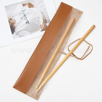 1 tragbare Schutzhülle aus Leder für Schlagzeug&nbsp;AJEW-CL0002-36A-1