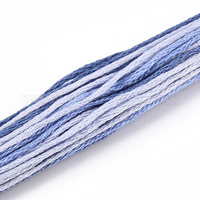 10 Strang 6-lagiges Polyester-Stickgarn&nbsp;OCOR-K006-A71-1