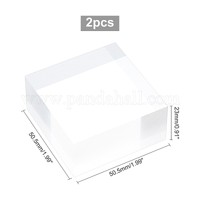 Transparent Acrylic Box 2, 3mm, Square