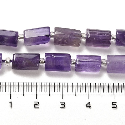 Natürlichen Amethyst Perlen Stränge&nbsp;G-N327-06-18-1