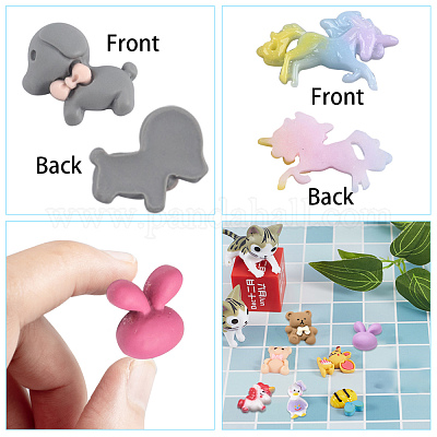 Shop SUNNYCLUE 100Pcs 10 Styles Animal Resin Cabochon Slime Charms Resin  Flatback Charms Mixed Bee Elephant Bear Mouse Dog Flatback Slime Beads for  DIY Scrapbooking Jewelry Making Crafts Making Supplies for Jewelry