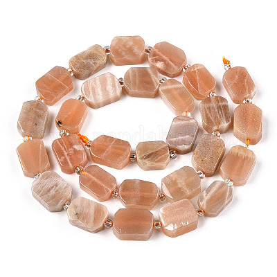 Natürliche sunstone Perlen Stränge&nbsp;G-T138-25-1