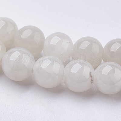 Chapelets de perles en jade jaune naturel&nbsp;G-G598-4mm-YXS-03-1