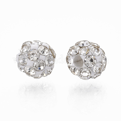 Polymer Ton Strass Perlen&nbsp;RB-S055-42-1