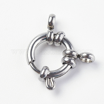 Fermagli ad anello a molla con superficie liscia in acciaio inossidabile 304 anti-appannamento&nbsp;STAS-E143-02A-P-1