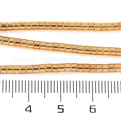 Galvanisierte synthetische nichtmagnetische Hämatitperlenstränge&nbsp;G-H027-G01-03-1