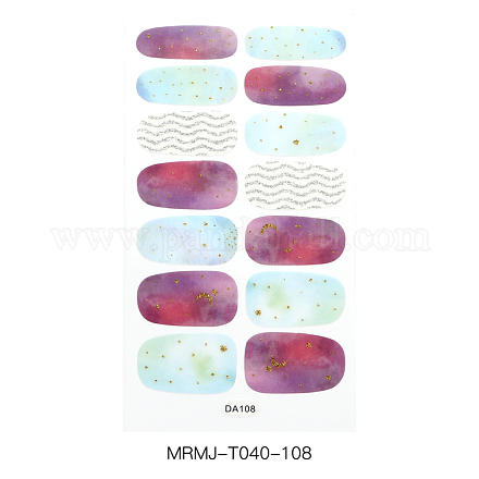 Nagelkunstaufkleber der vollen Abdeckung MRMJ-T040-108-1