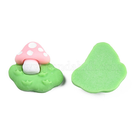 Opaque Resin Cabochons CRES-N022-197-1