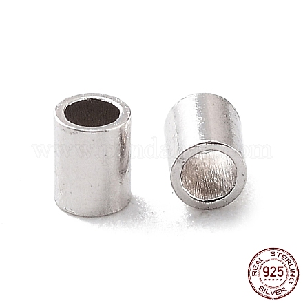 925 бусина-проставка из стерлингового серебра с родиевым покрытием STER-Z006-01C-P-1