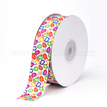 Einseitig bedruckt Polyester Grosgrainbänder SRIB-Q019-E001-1