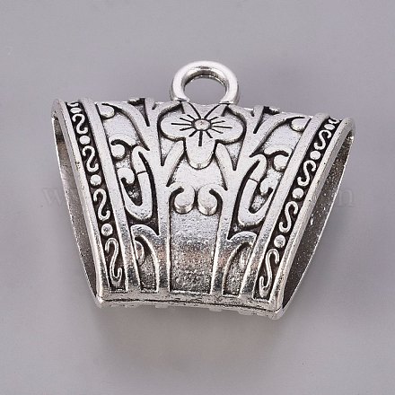 Старинное серебро вешалки тибетский стиль X-TIBEB-091-AS-LF-1