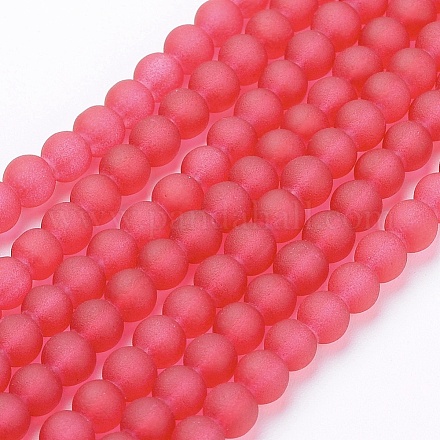 Chapelets de perles en verre transparent GLAA-S031-4mm-40-1