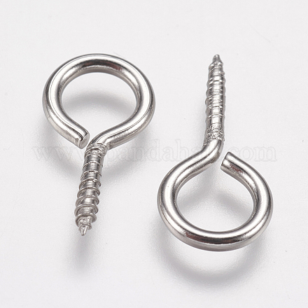 304 Stainless Steel Screw Eye Pin Peg Bails STAS-I097-077E-1