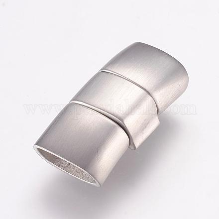 304 Stainless Steel Fold Over Clasps STAS-K145-23P-1