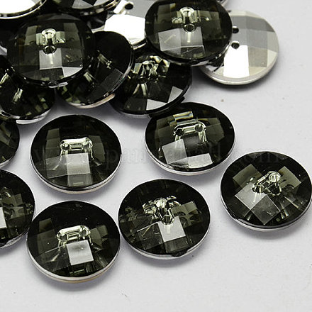 Boutons en acrylique avec strass à Taiwan BUTT-F022-10mm-27-1