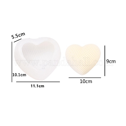 Moldes de silicona para velas de corazon diy SIMO-PW0001-024C-1