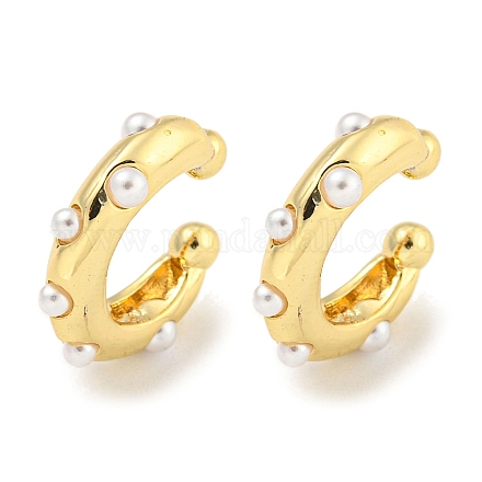 Серьги-манжеты из латуни EJEW-C104-162G-1