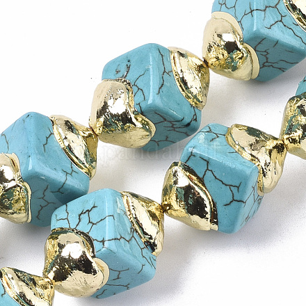 Perles de turquoise synthétique X-G-S260-14B-01-1