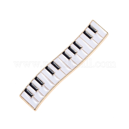 Pinzas para el cabello de cocodrilo esmaltadas de aleación de piano PW-WG85177-02-1