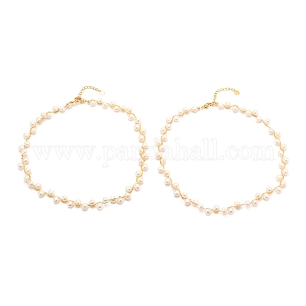 Collane di perline naturali di perle d'acqua dolce NJEW-D294-02G-1