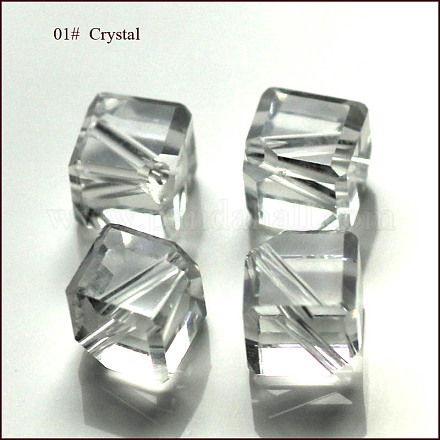 Imitation Austrian Crystal Beads SWAR-F069-7x7mm-01-1