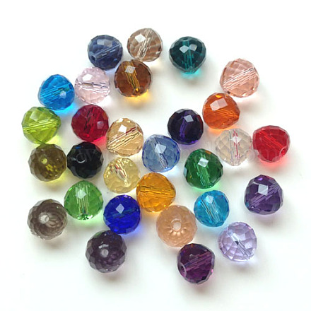 Imitation Austrian Crystal Beads SWAR-F067-10mm-M-1
