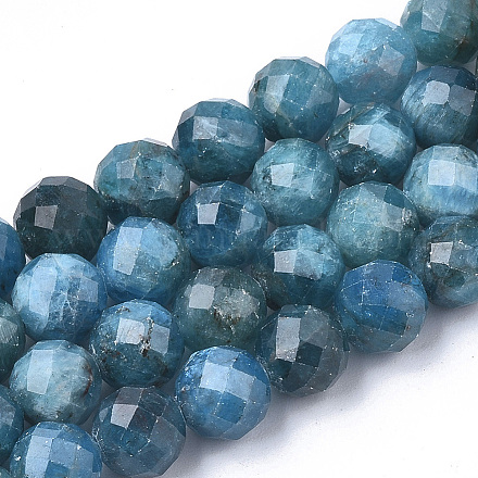 Chapelets de perles en apatite naturelle X-G-S345-6mm-008-1