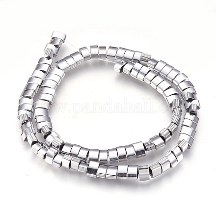 Electroplate Non-magnetic Synthetic Hematite Bead Strands G-I208-16-B-1