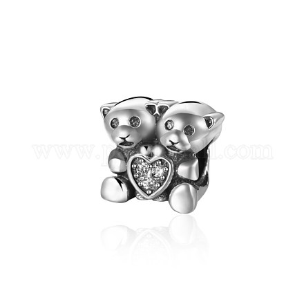 925 Thai Sterling Silver European Beads OPDL-BB23852-1