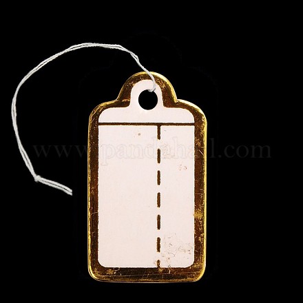 Rectangle Jewelry Display Paper Price Tags X-CDIS-N001-33A-1