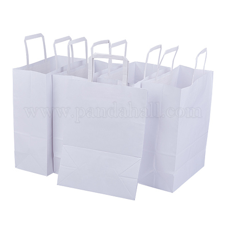 BENECREAT Kraft Paper Bag with Handle CARB-BC0001-07-1