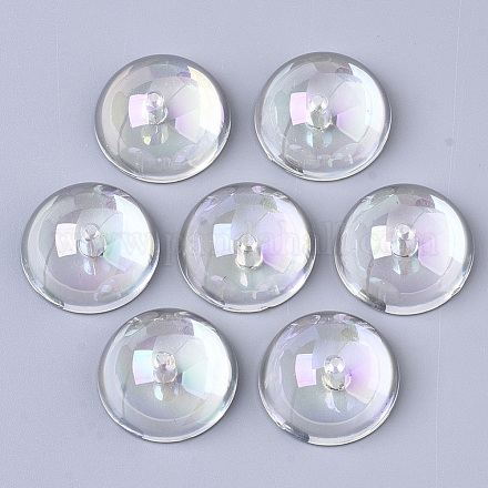 Abalorios de acrílico transparentes X-PACR-R246-018B-1