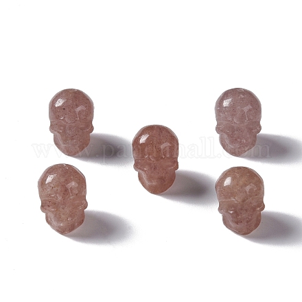 Perles de quartz fraises naturelles G-I352-12B-1