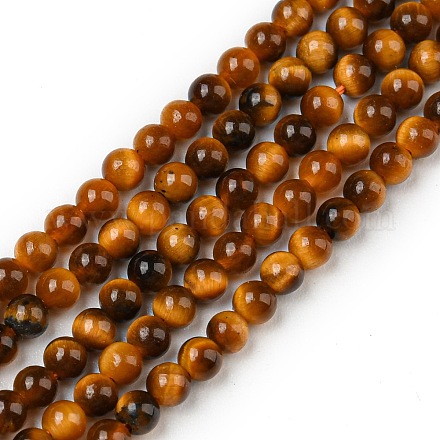 Natürlichen Tigerauge Perlen Stränge G-B045-A01-1