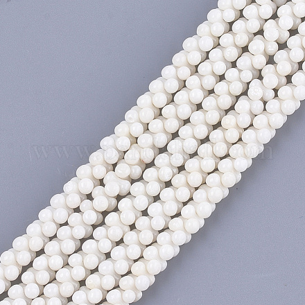 Chapelets de perles en corail synthétique CORA-T009-13B-1