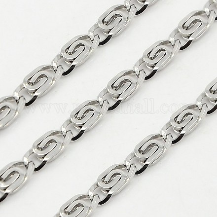 304 Stainless Steel Lumachina Chains CHS-K002-22-3mm-1