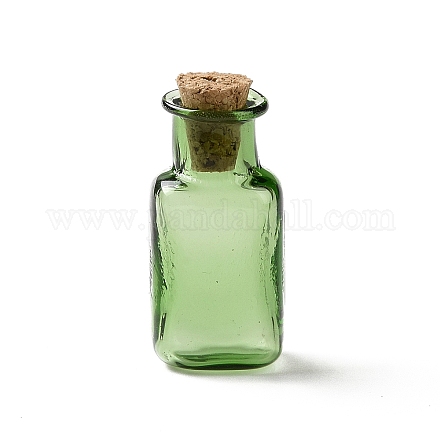 Botellas de vidrio en miniatura rectangulares GLAA-H019-06E-1