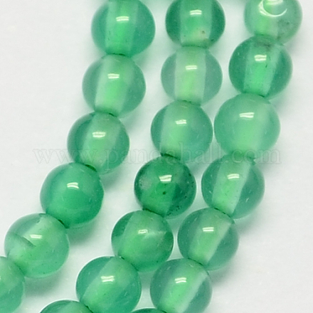 Natural Agate Bead Strands G-R172-2mm-06-1