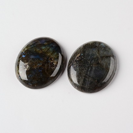 Labradorite naturelle pierres précieuses ovales cabochons G-J329-01-18x25mm-1
