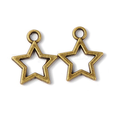 Antiguos colgantes estrella de bronce X-TIBEP-A113347-AB-FF-1