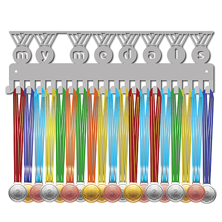 Support de mur d'affichage de support de cintre de médaille de fer de mode&nbsp;ODIS-WH0037-082-1