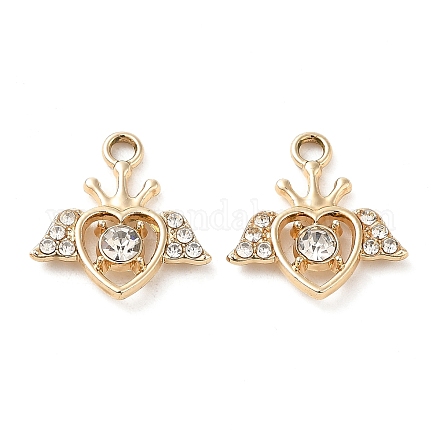 Legierung rhinestone-anhänger PALLOY-P303-03C-G-1