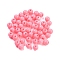 Plastic Beads, Round, Hot Pink, 6x5.5mm, Hole: 1.8mm, 3846pcs/500g.