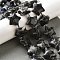 Natural Larvikite Beads Strands, with Seed Beads, Star, 20x21x10mm, Hole: 1.2mm, about 19pcs/strand, 15.59''~16.02''(39.6~40.7cm)
